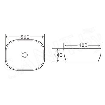 Умывальник BelBagno BB1302