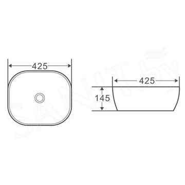 Умывальник BelBagno BB1301