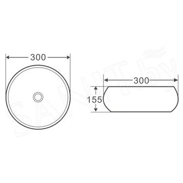 Умывальник BelBagno BB1114