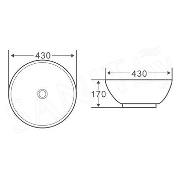 Умывальник BelBagno BB1077