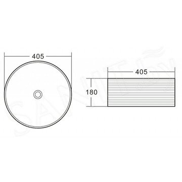 Умывальник BelBagno BB1406