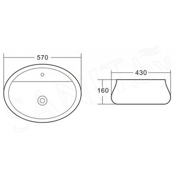 Умывальник BelBagno BB1399