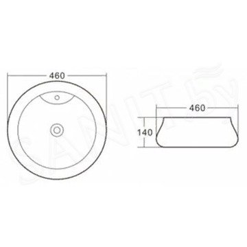 Умывальник BelBagno BB1398