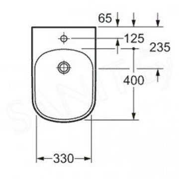 Напольное биде BelBagno Prado BB10150B