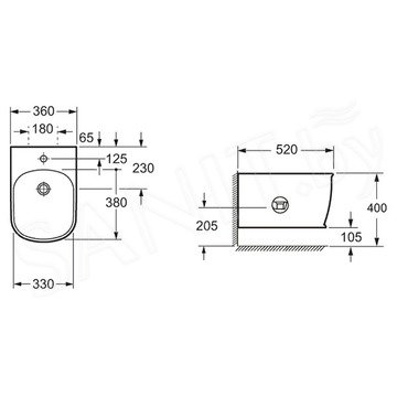 Подвесное биде BelBagno Prado BB10150BH