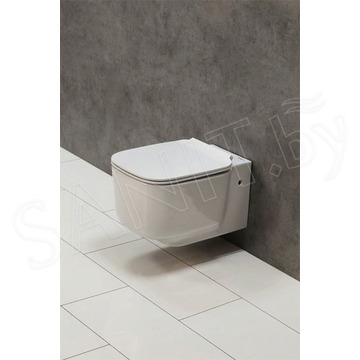 Подвесной унитаз BelBagno Vaso BB127CH безободковый