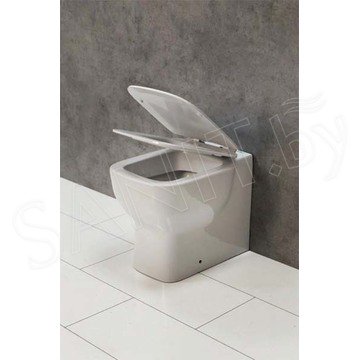 Приставной унитаз BelBagno Vaso BB127CB безободковый