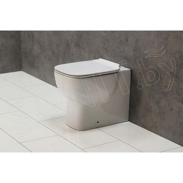 Приставной унитаз BelBagno Vaso BB127CB безободковый