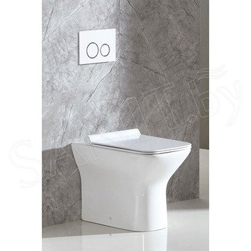 Приставной унитаз BelBagno Romano BB248CBR безободковый