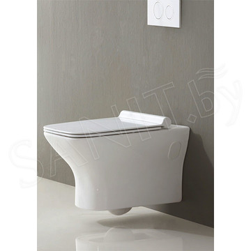 Подвесной унитаз BelBagno Romano BB248CHR безободковый