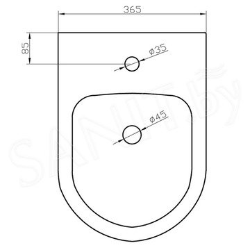 Напольное биде BelBagno Marino BB105B