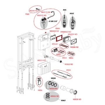 Система инсталляции AlcaPlast AM116/1120 Solomodul