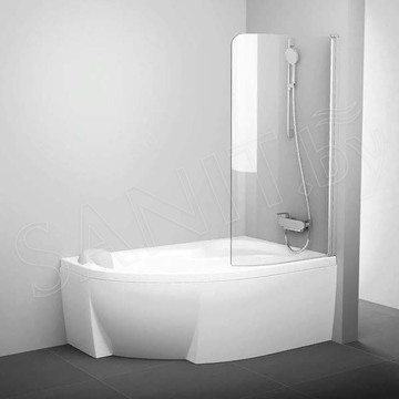 Душевая шторка на ванну Ravak Chrome CVSK1 ROSA профиль блестящий