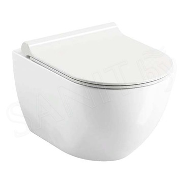 Подвесной унитаз Ravak Uni Chrome RimOff безободковый (с крышкой SoftClose)