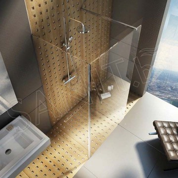 Душевое ограждение Ravak ST Walk-In Corner профиль черный