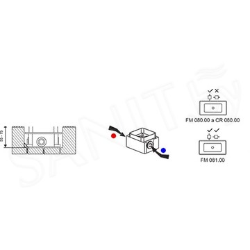 Смеситель для ванны Ravak Chrome CR 080.00 напольный