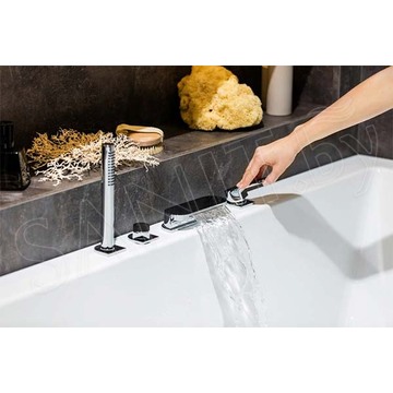 Смеситель на борт ванны Ravak Chrome CR 025.00 на 4 отверстия