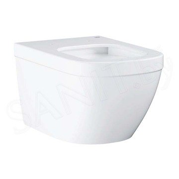 Подвесной унитаз Grohe Euro 39328000 безободковый с крышкой Soft Close