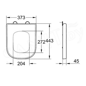 Подвесной унитаз Grohe Euro 39328000 безободковый с крышкой Soft Close