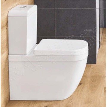Напольный унитаз Grohe Euro 39338000 безободковый с крышкой Soft Close