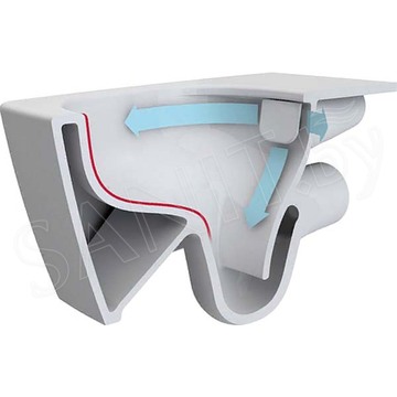 Напольный унитаз Vitra Sento 9830B003-7203 (сиденье Soft Close)