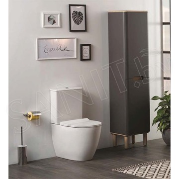 Напольный унитаз Vitra Sento 9830B003-7203 (сиденье Soft Close)