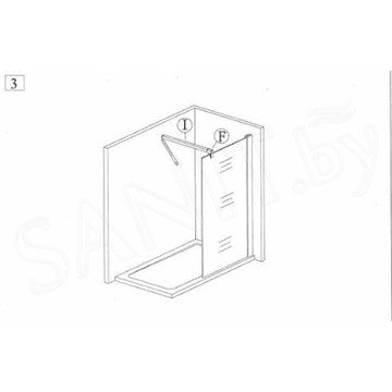 Душевое ограждение Good Door WALK IN SP C-CH