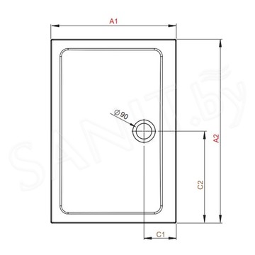 Душевой поддон Radaway Doros D Compact