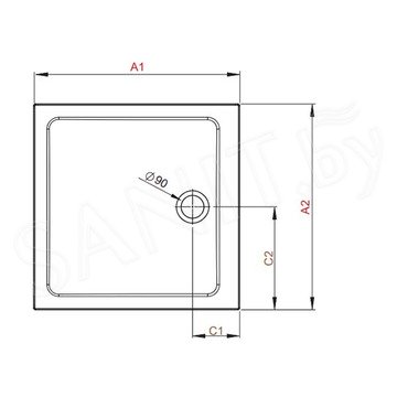 Душевой поддон Radaway Doros C Compact