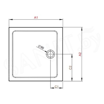 Душевой поддон Radaway Doros C Compact
