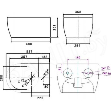 Подвесное биде SSWW CB5006