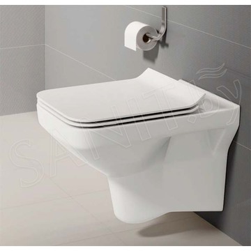 Подвесной унитаз Cersanit Como New Clean On безободковый