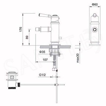 Смеситель для биде Gerhans K15003