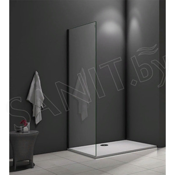 Душевой уголок Good Door Galaxy WTW + SP C-B 150 черный профиль