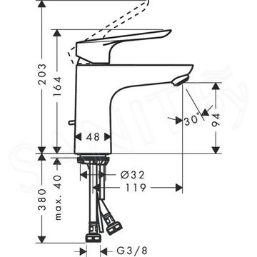 Набор смесителей Hansgrohe SetLogisE100D