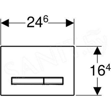 Кнопка для инсталляции Geberit Sigma 50 115.788.DW.2