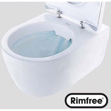 Подвесной унитаз Geberit Smyle Rimfree 500.215.01.1 с сиденьем SoftClose 500.232.01.1
