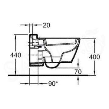 Подвесной унитаз Geberit myDay Rimfree безободковый