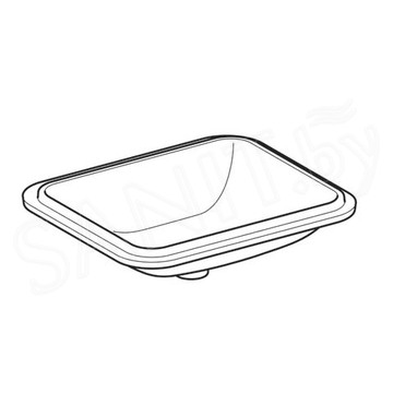 Умывальник Geberit VariForm 500.762.01.2