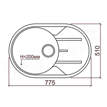 Кухонная мойка Tolero Classic R-116