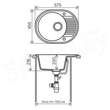 Кухонная мойка Tolero Classic R-122