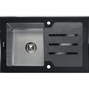Кухонная мойка Tolero Ceramic Glass TG-780 B