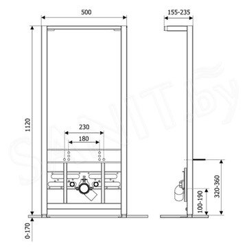 Комплект инсталляции 2 в 1 Lavinia Boho Relfix Biore 77070255