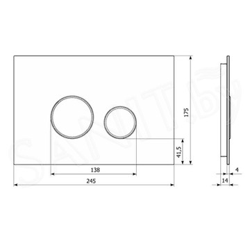 Комплект инсталляции 6 в 1 Lavinia Boho Relfix Biore Rimless 77050191 / 77050192