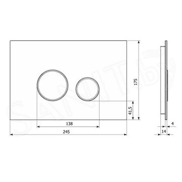 Комплект инсталляции 6 в 1 Lavinia Boho Relfix One Rimless 77050167 / 77050168
