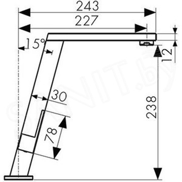 Смеситель для кухонной мойки Kaiser Vico 30144 / 30144-5