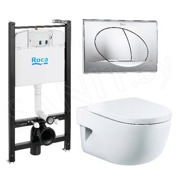 Комплект инсталляции Active с подвесным унитазом Roca Meridian Compact 893104110