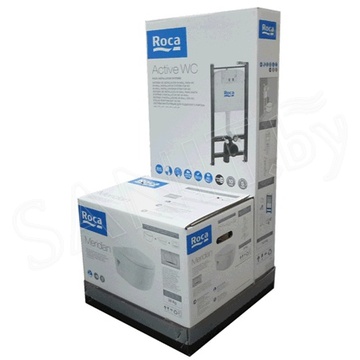 Комплект инсталляции Active с подвесным унитазом Roca Meridian Compact 893104110