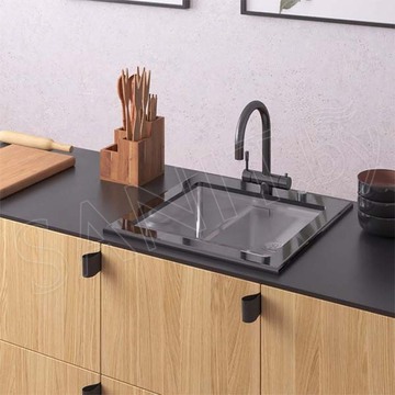 Кухонная мойка ZorG GS 5553 black