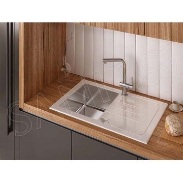 Кухонная мойка ZorG GS 6250 white / GS 7850 white